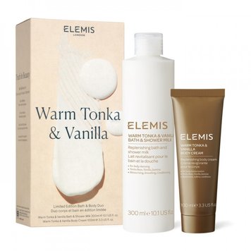 Набір Дует для тіла Ароматний Мигдаль і Ваніль Elemis Warm Tonka & Vanilla Body Duo id_1766 фото