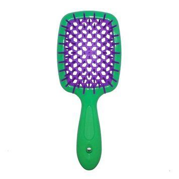 Щітка для волосся Janeke Superbrush Small Зелена з фуксією id_3753 фото