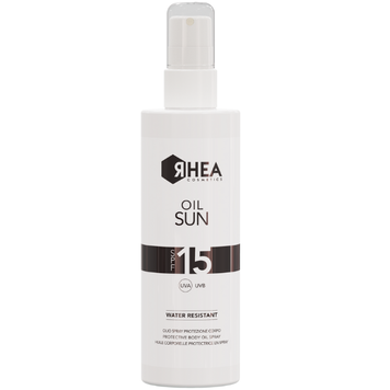 Захисний масляний спрей для тіла Rhea Cosmetics OilSun SPF15 200 мл id_11673 фото