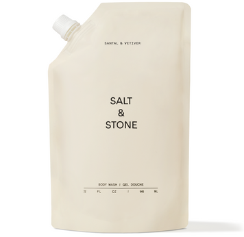 Антиоксидантний гель для душу Salt & Stone Santal & Vetiver 946 мл рефіл id_7286 фото