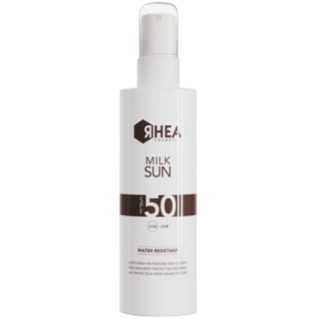 Захисний спрей-молочко для обличчя та тіла Rhea Cosmetics Milk Sun SPF50 200 мл id_12336 фото